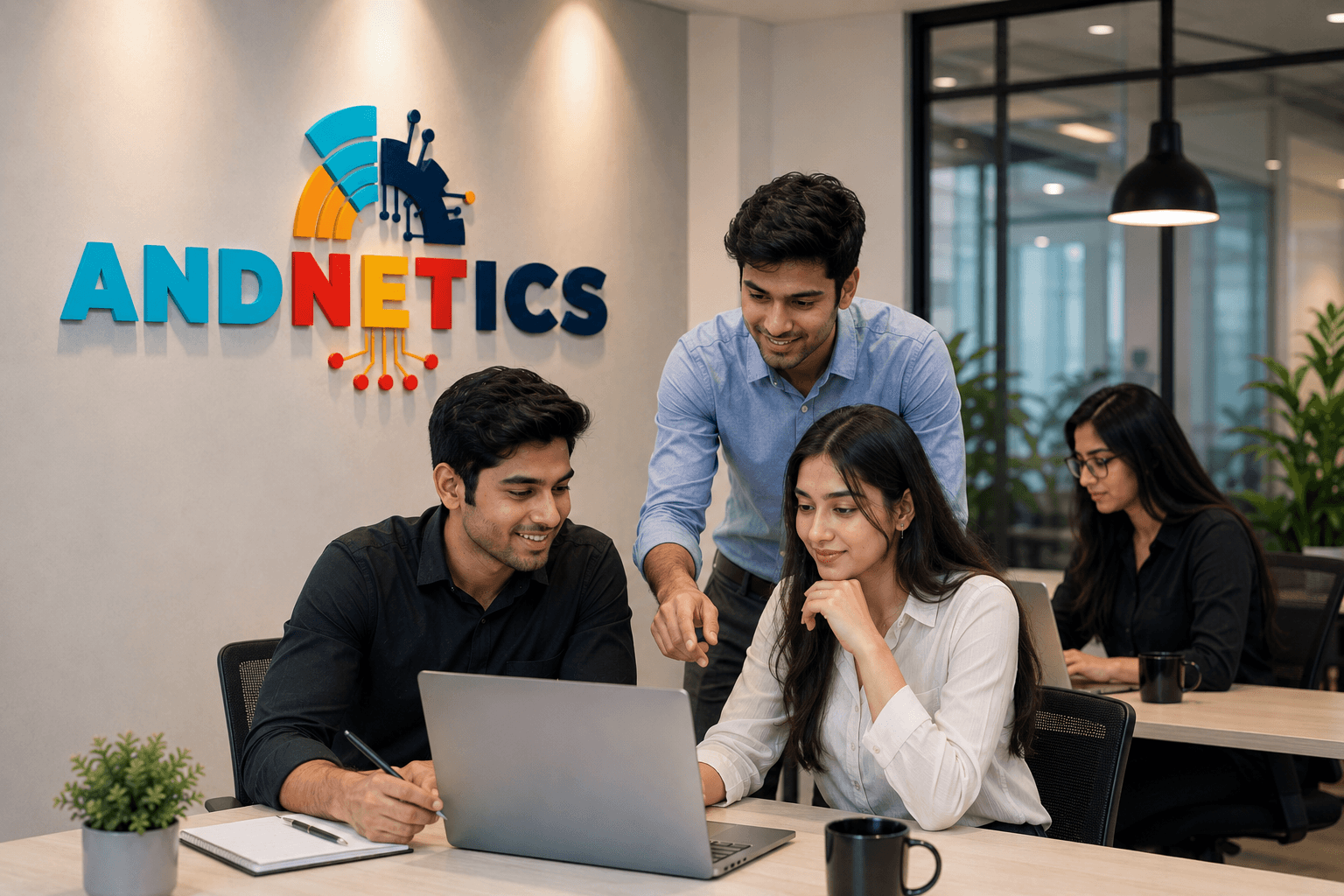 Andnetics team creating digital solutions