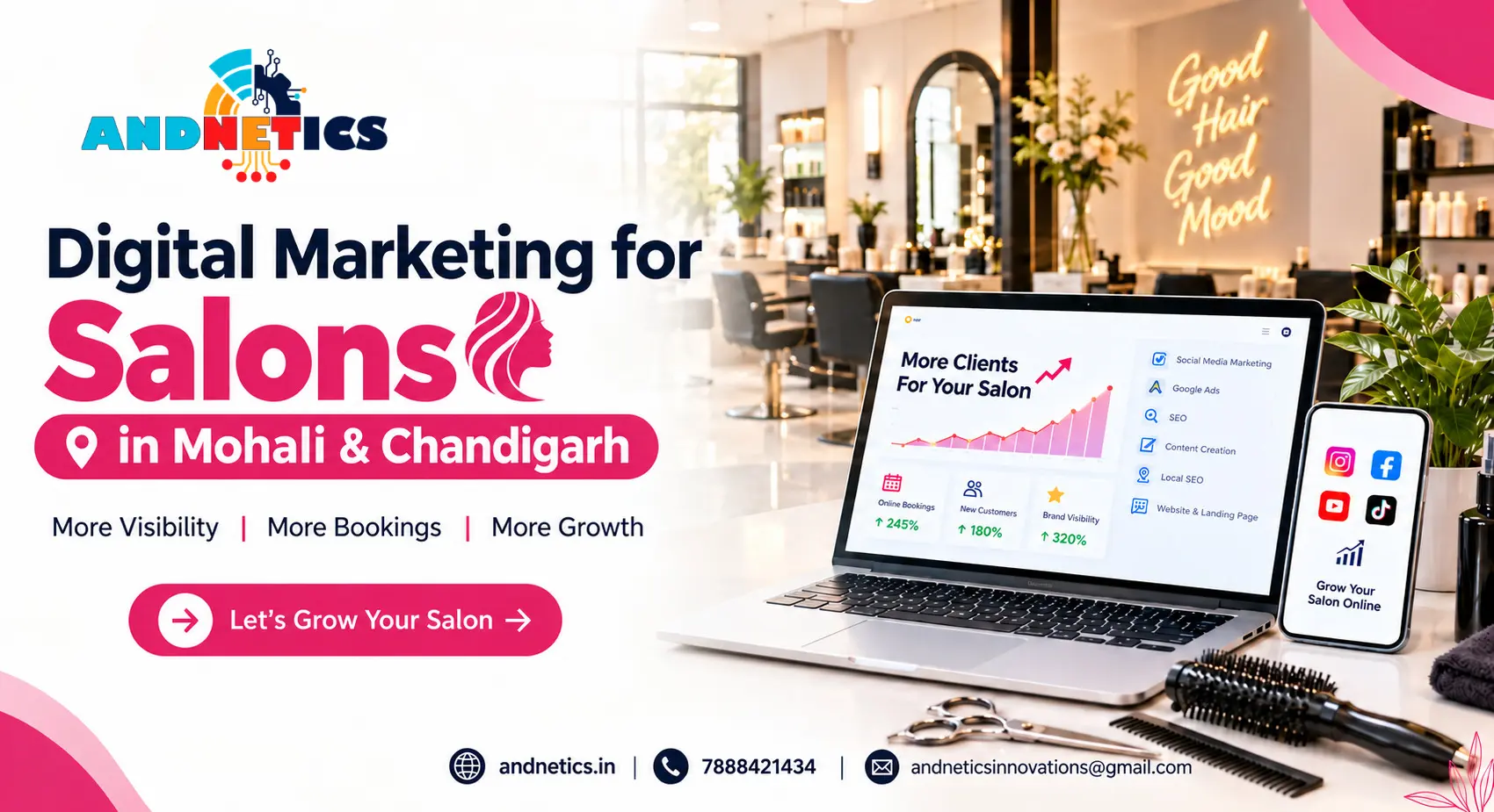 Digital marketing strategies for salons in Mohali and Chandigarh